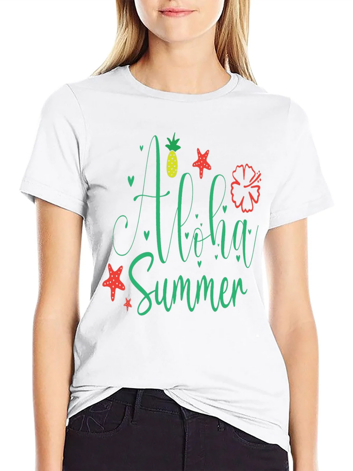 Aloha Summer Graphic T-Shirt