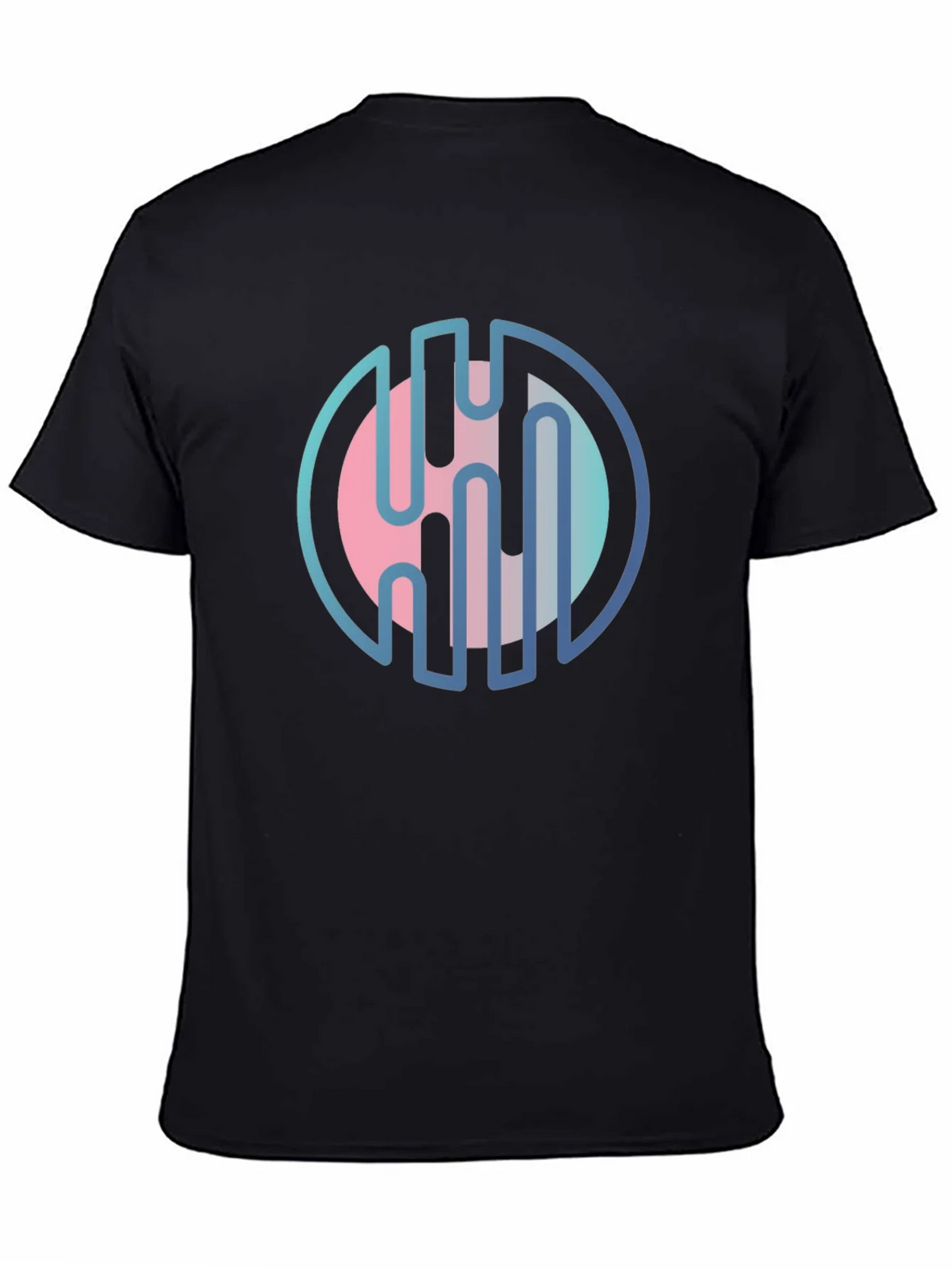 Abstract Circle Graphic Tee - Modern Design
