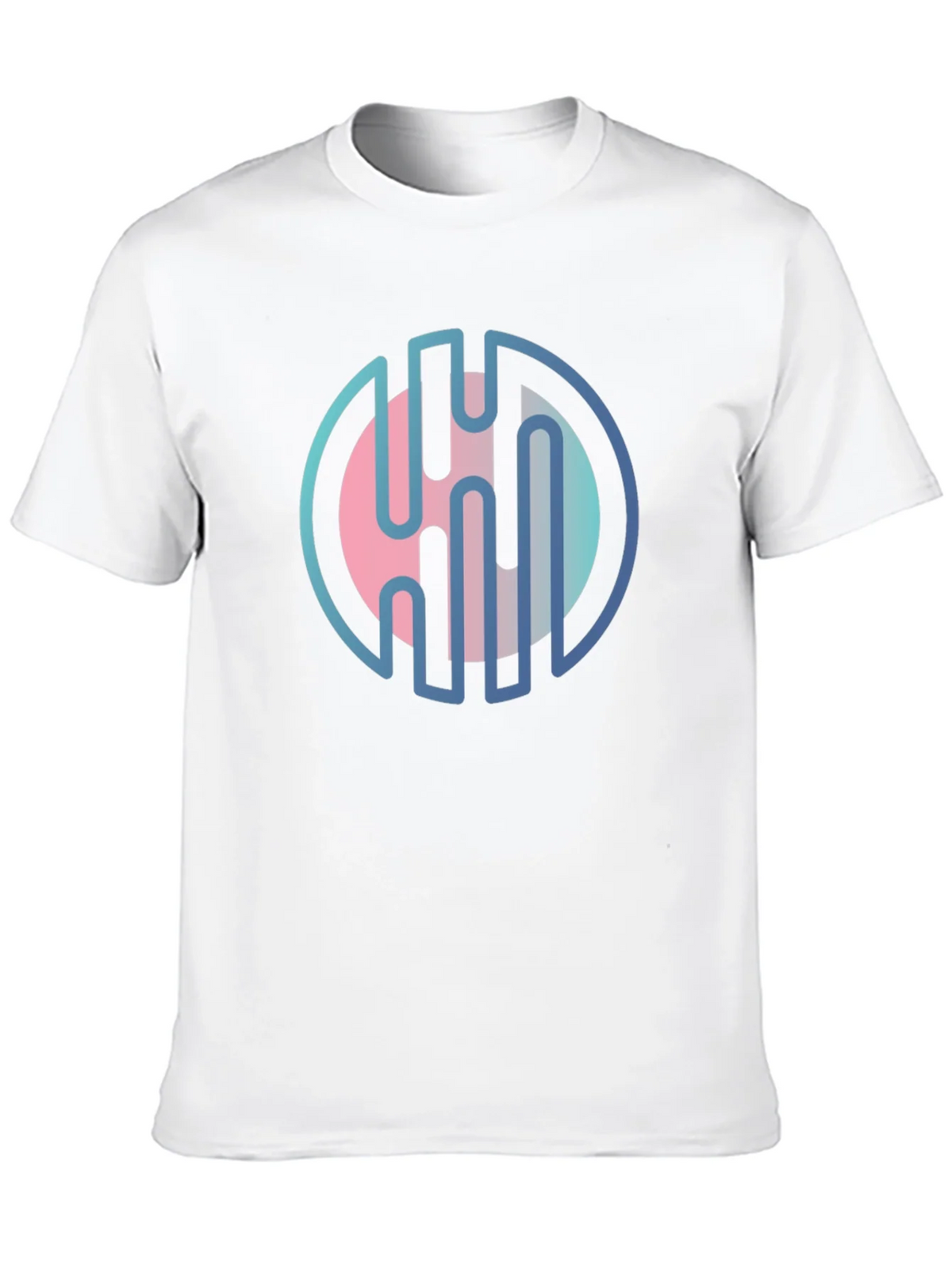 Abstract Circle Graphic Tee - Modern Design