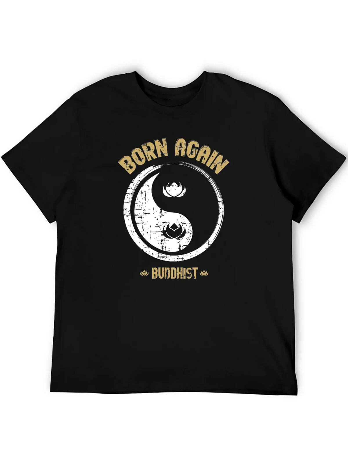 Born Again Buddhist Yin Yang T-Shirt - Spiritual Tee