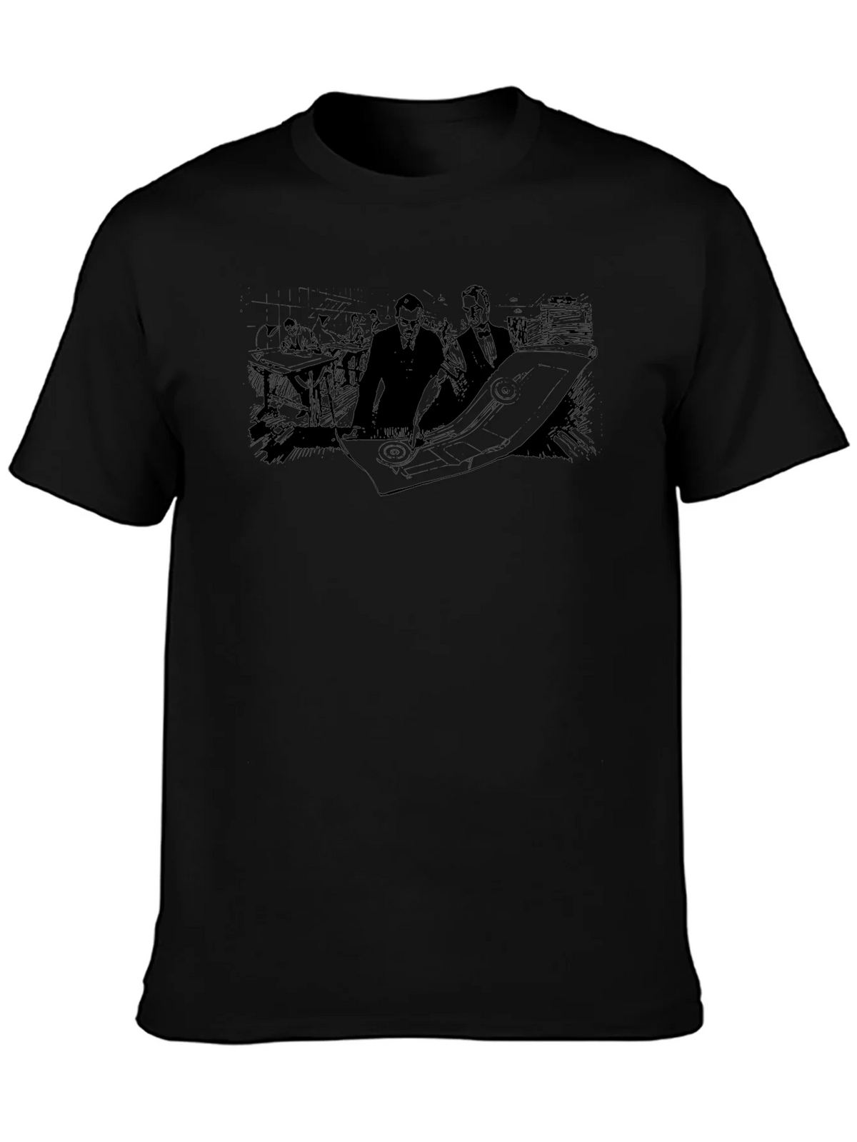 Blueprint Graphic Tee - Mens Black Short Sleeve