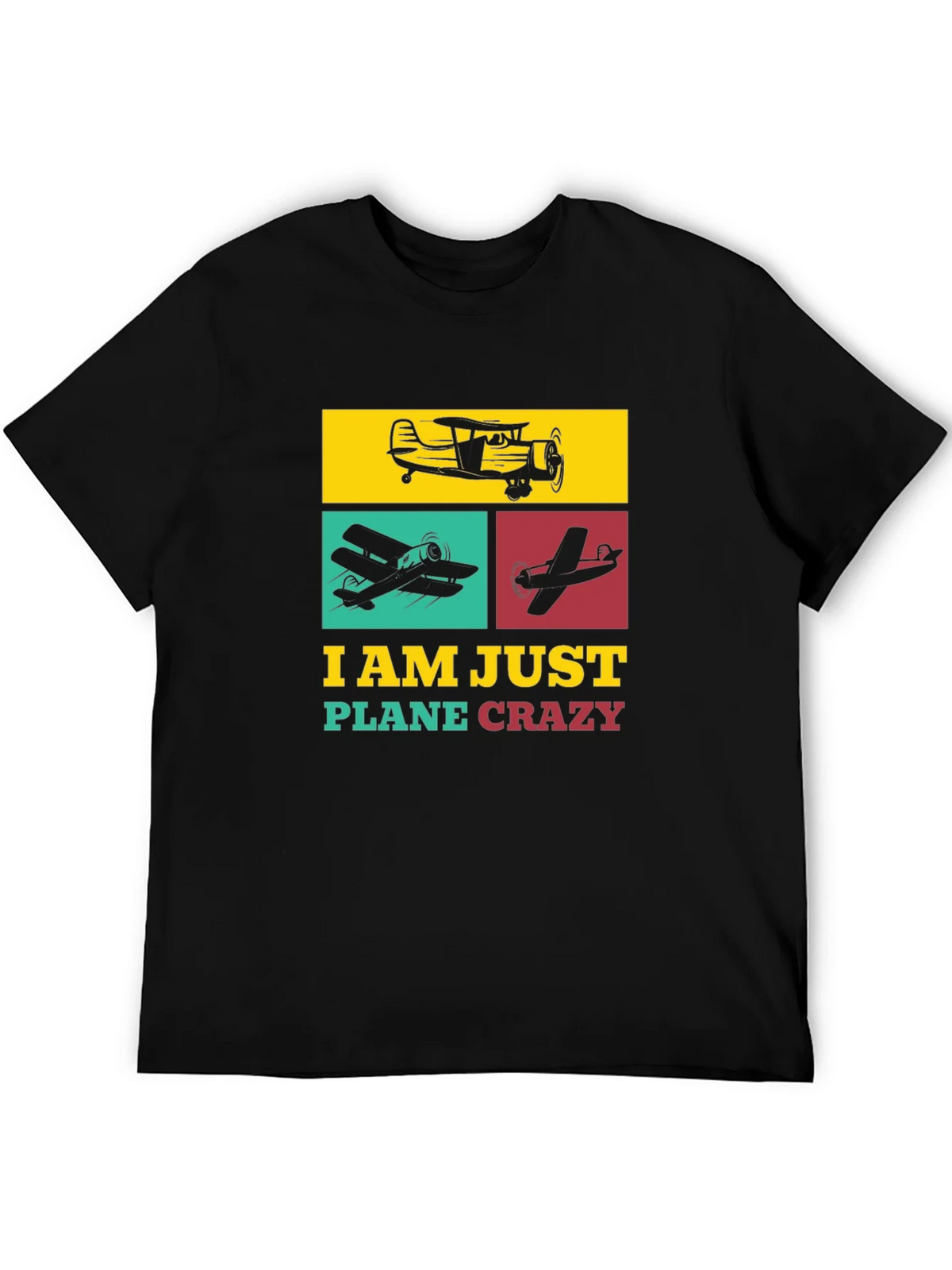 Airplane Enthusiast T-Shirt - Plane Crazy Design
